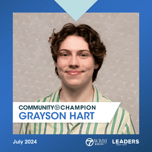 Community Champion 2024 Grayson Hart